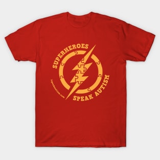 (Flash Edition) Superheroes Speak Autism T-Shirt T-Shirt